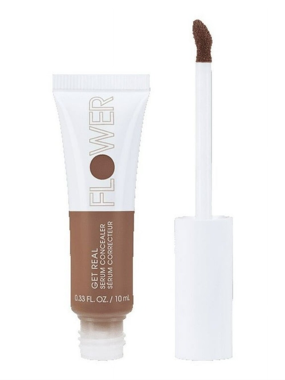 Flower Beauty Get Real Serum Concealer Hydrating Serum- Almond